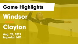 Windsor  vs Clayton  Game Highlights - Aug. 28, 2021