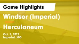 Windsor (Imperial)  vs Herculaneum  Game Highlights - Oct. 5, 2022
