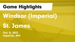Windsor (Imperial)  vs St. James  Game Highlights - Oct. 8, 2022