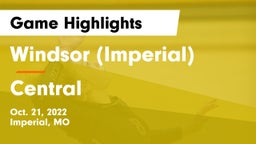 Windsor (Imperial)  vs Central  Game Highlights - Oct. 21, 2022