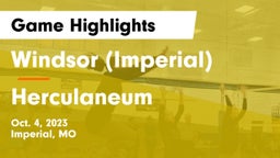 Windsor (Imperial)  vs Herculaneum  Game Highlights - Oct. 4, 2023