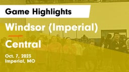 Windsor (Imperial)  vs Central  Game Highlights - Oct. 7, 2023