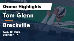 Tom Glenn  vs Breckville Game Highlights - Aug. 10, 2023