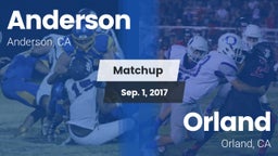 Matchup: Anderson  vs. Orland  2017