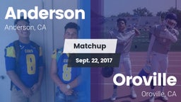 Matchup: Anderson  vs. Oroville  2017