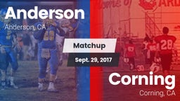 Matchup: Anderson  vs. Corning  2017