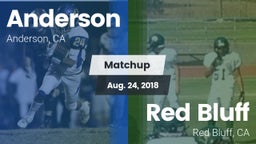 Matchup: Anderson  vs. Red Bluff  2018
