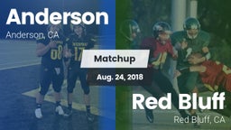 Matchup: Anderson  vs. Red Bluff  2018