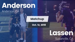 Matchup: Anderson  vs. Lassen  2018