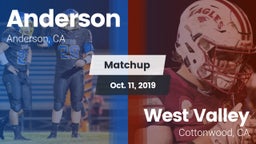 Matchup: Anderson  vs. West Valley  2019