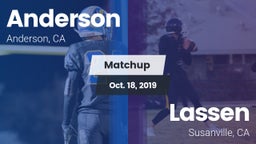 Matchup: Anderson  vs. Lassen  2019