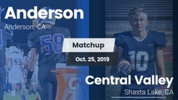 Matchup: Anderson  vs. Central Valley  2019