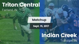 Matchup: Triton Central High  vs. Indian Creek  2017