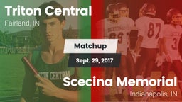 Matchup: Triton Central High  vs. Scecina Memorial  2017