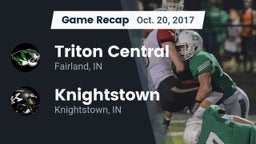 Recap: Triton Central  vs. Knightstown  2017