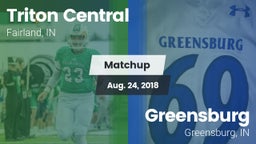 Matchup: Triton Central High  vs. Greensburg  2018