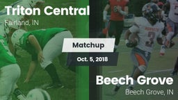 Matchup: Triton Central High  vs. Beech Grove  2018