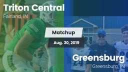 Matchup: Triton Central High  vs. Greensburg  2019