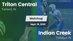 Matchup: Triton Central High  vs. Indian Creek  2020