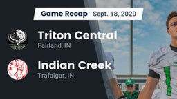 Recap: Triton Central  vs. Indian Creek  2020