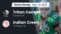 Recap: Triton Central  vs. Indian Creek  2022