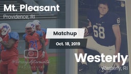 Matchup: Mt. Pleasant High Sc vs. Westerly  2019