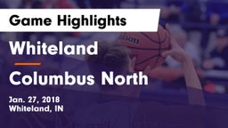 Whiteland  vs Columbus North  Game Highlights - Jan. 27, 2018