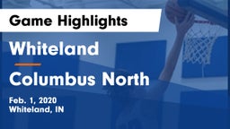Whiteland  vs Columbus North  Game Highlights - Feb. 1, 2020
