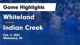 Whiteland  vs Indian Creek  Game Highlights - Feb. 2, 2023