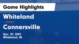 Whiteland  vs Connersville  Game Highlights - Dec. 29, 2023