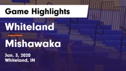 Whiteland  vs Mishawaka  Game Highlights - Jan. 3, 2020