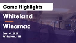 Whiteland  vs Winamac Game Highlights - Jan. 4, 2020