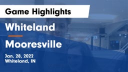 Whiteland  vs Mooresville  Game Highlights - Jan. 28, 2022