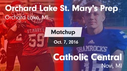 Matchup: Orchard Lake St. Mar vs. Catholic Central  2016