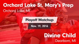 Matchup: Orchard Lake St. Mar vs. Divine Child  2016