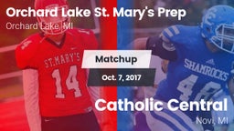 Matchup: Orchard Lake St. Mar vs. Catholic Central  2017