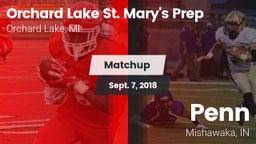 Matchup: Orchard Lake St. Mar vs. Penn  2018
