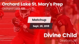 Matchup: Orchard Lake St. Mar vs. Divine Child  2018