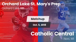 Matchup: Orchard Lake St. Mar vs. Catholic Central  2018