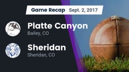 Recap: Platte Canyon  vs. Sheridan  2017