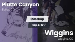 Matchup: Platte Canyon High vs. Wiggins  2017