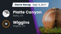 Recap: Platte Canyon  vs. Wiggins  2017