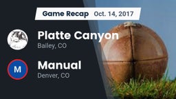 Recap: Platte Canyon  vs. Manual  2017