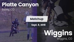 Matchup: Platte Canyon High vs. Wiggins  2018
