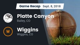 Recap: Platte Canyon  vs. Wiggins  2018