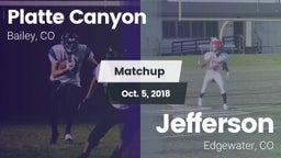 Matchup: Platte Canyon High vs. Jefferson  2018