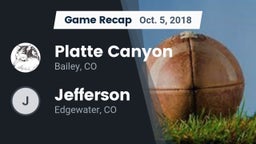 Recap: Platte Canyon  vs. Jefferson  2018