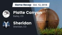 Recap: Platte Canyon  vs. Sheridan  2018