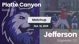 Matchup: Platte Canyon High vs. Jefferson  2019