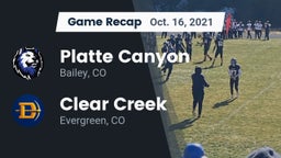 Recap: Platte Canyon  vs. Clear Creek  2021
